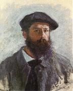 Claude Monet Self-Portrait with a Beret France oil painting artist